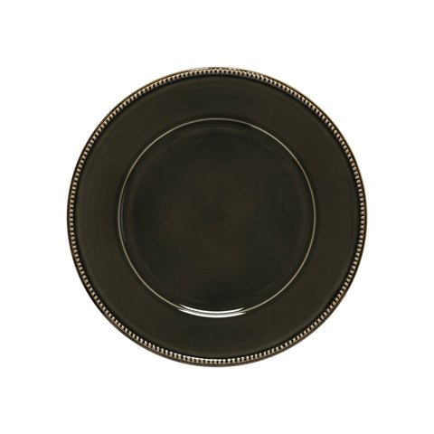 Luzia  Round dinner plate - 28 cm | 11'' - Slate grey