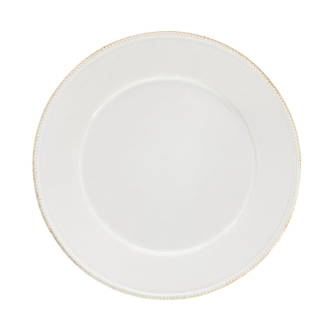 Luzia  Round charger plate/platter - 33 cm | 13'' - Cloud white