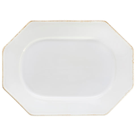 Luzia  Oct. platter - 40 cm | 16'' - Cloud white