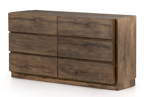 Perrin 6 Drawer Dresser - Rustic Fawn
