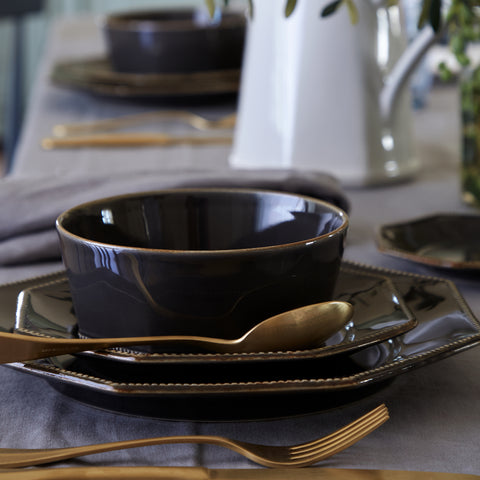 Luzia  Soup/cereal bowl - 16 cm | 6'' - Slate grey