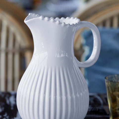 Pearl  Pitcher - 2.58 L | 87 oz. - White