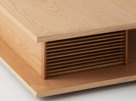 Plank Square Coffee Table - Oak
