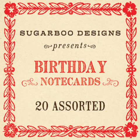 Paper - Birthday Notecards (set of 20)