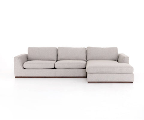 Colt 2Pc Sectional-RAF Chaise-Aldred Silver