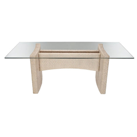 Riva Rect Dining Table in Salt