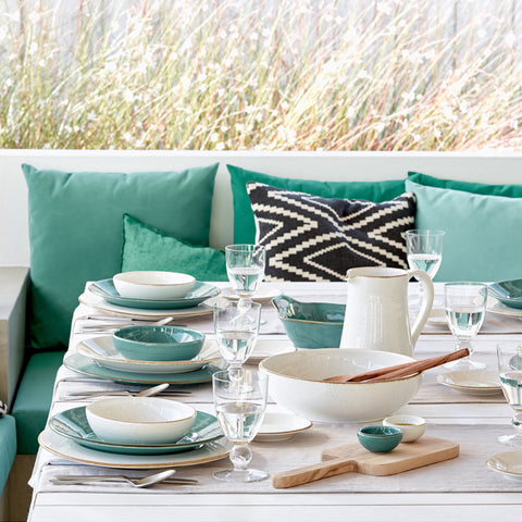 Sardegna Footed Serving bowl - 26 cm | 10'' - Blue