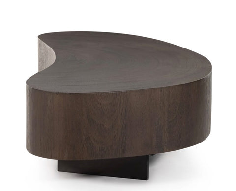 Avett Coffee Table Short Piece - Smoked Guanacaste