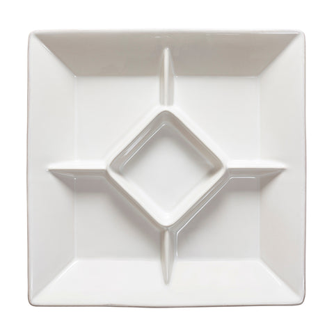 Cook & Host  Sq. appetizer tray - 33 cm | 13'' - White