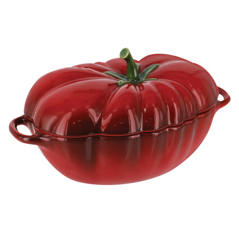 Ceramics Specialties - 16-oz Petite Tomato Cocotte - Cherry