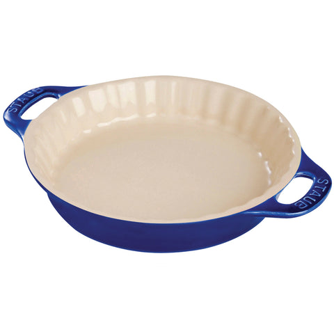 Ceramics - 9" Pie Dish- Dark Blue