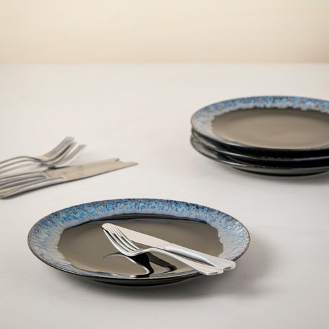 Taormina  Bread plate - 17 cm | 7'' - Midnight black