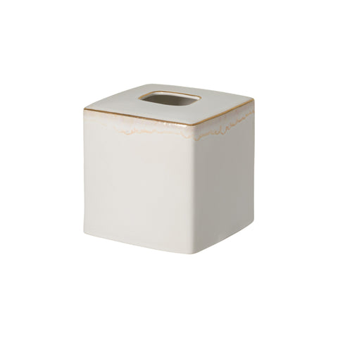 Taormina Bath Boutique tissue - 15 cm | 6'' - White & Gold