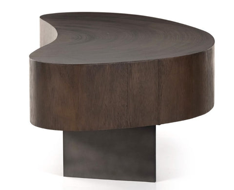 Avett Coffee Table Tall Piece - Smoked Guanacaste