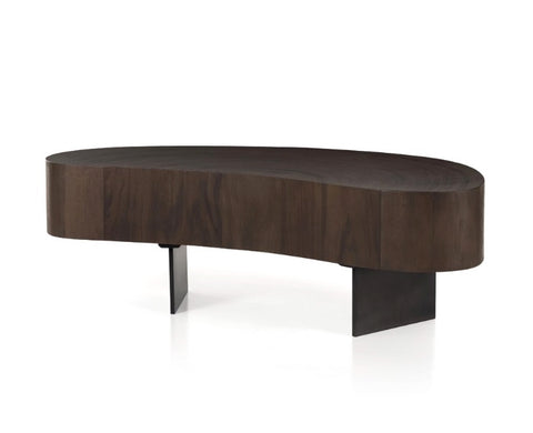 Avett Coffee Table Tall Piece - Smoked Guanacaste