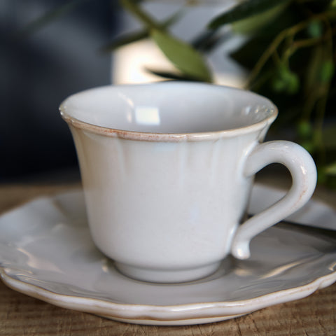 Alentejo  Coffee cup and saucer - 0.09 L | 3 oz. - White