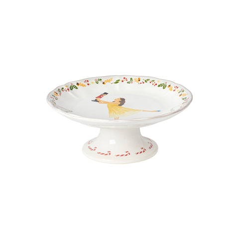 The Nutcracker Footed plate  - 21 cm | 9'' - White