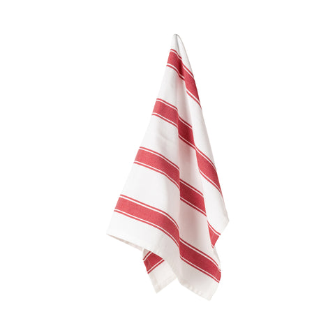 Alessa Kitchen towel Stripes - Classic red