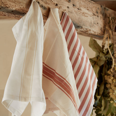 Alessa Kitchen towel Stripes - Spicy