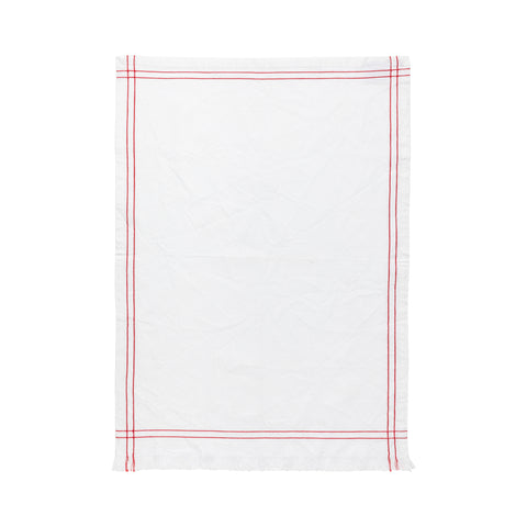 Alessa Kitchen towel embroidered - Classic red