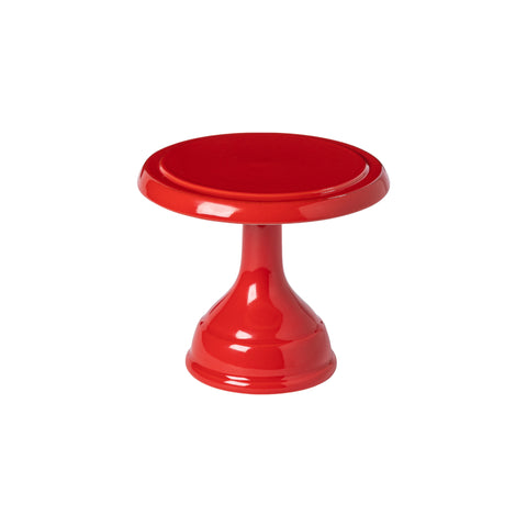 Cook & Host Footed plate - 6'' - Red