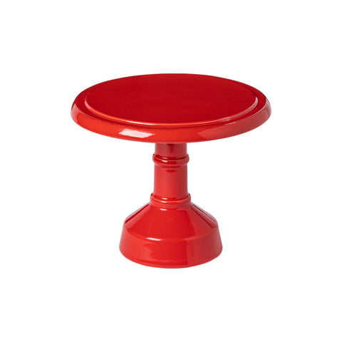 Cook & Host Footed plate - 6'' - Red