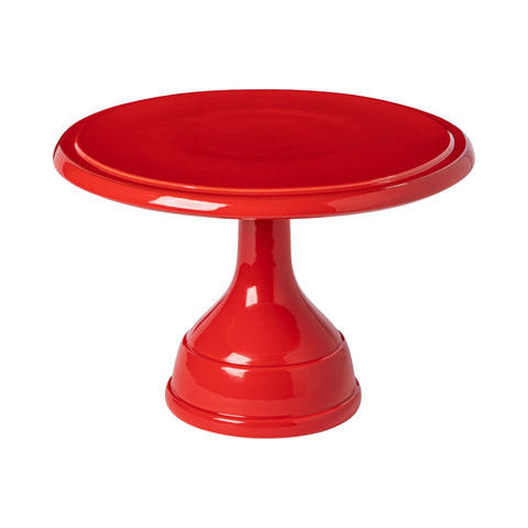 Cook & Host Footed plate - 11'' - Red