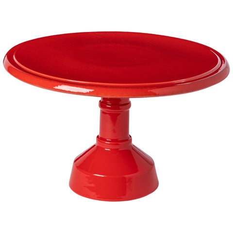 Cook & Host Footed plate - 13'' - Red