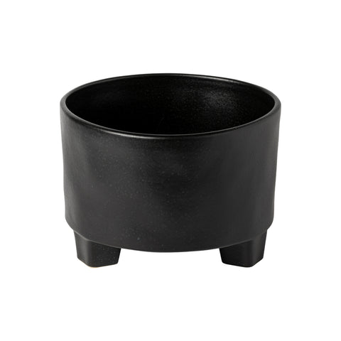Riviera  Footed centerpiece  - 22 cm | 9'' - Sable noir