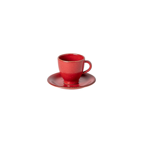 Positano Coffee cup and saucer - 0.08 L | 3 oz. - Amora