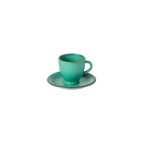 Positano Coffee cup and saucer - 0.08 L | 3 oz. - Aloe