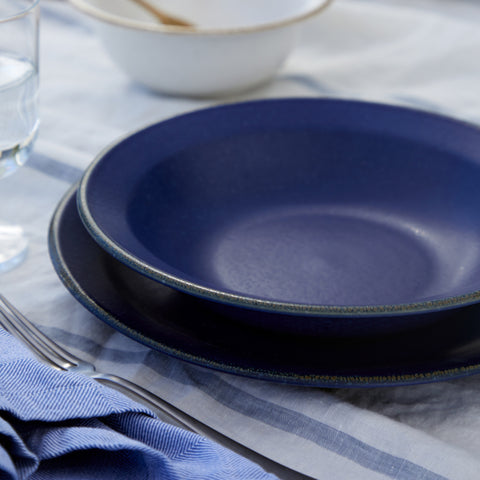 Positano Soup/pasta plate - 24 cm | 10'' - Blue