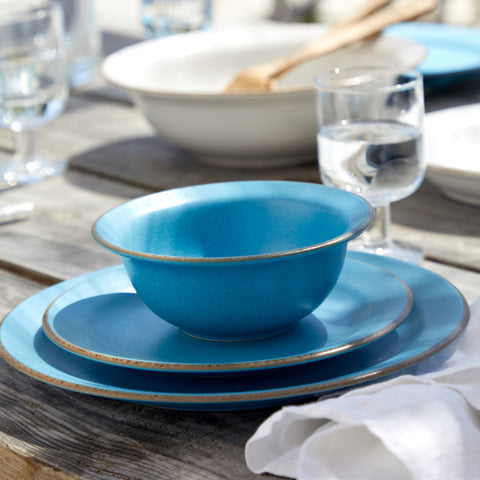 Positano Soup/cereal bowl - 17 cm | 7'' - Cyan